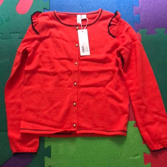 Janie and Jack Other - 🆕 Janie and Jack - Dark orange cardigan - NWT